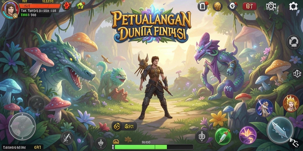 Tangkapan layar dari gameplay yang menampilkan petualangan seru di dalam 6RT.