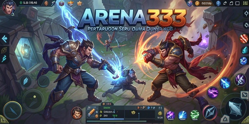 Gameplay seru dan penuh strategi dalam ARENA333.