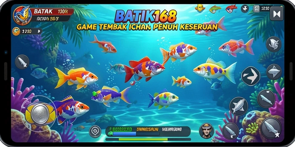 Gameplay seru Tembak Ikan di BATIK168 dengan grafis menawan.