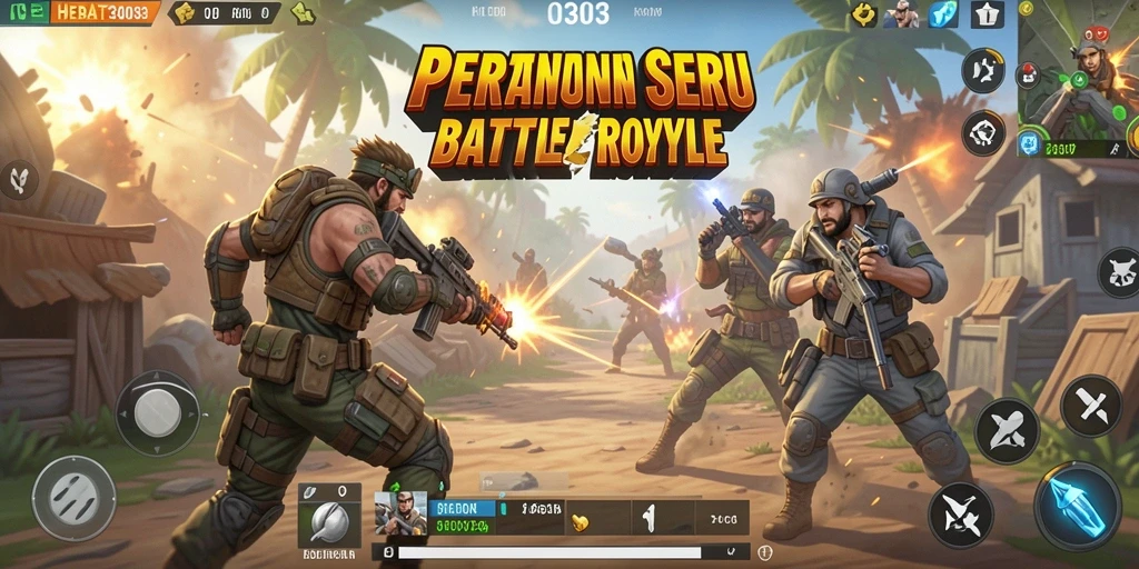 Gameplay seru HEBAT303 dalam pertempuran Battle Royale