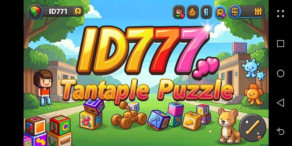 Tampilan gameplay seru dari ID777 yang menantang kemampuan Puzzle Anda.