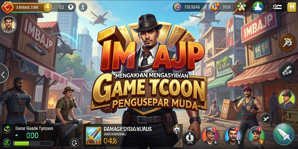 Screenshot utama IMBAJP menampilkan gameplay Tycoon yang mendebarkan.