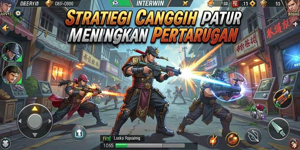 Screenshot INTERWIN menampilkan aksi strategi mendebarkan.