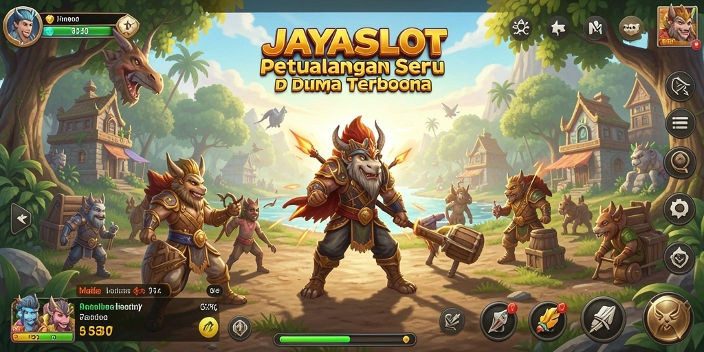 Tampilan gameplay menakjubkan JAYASLOT di dunia terbuka.