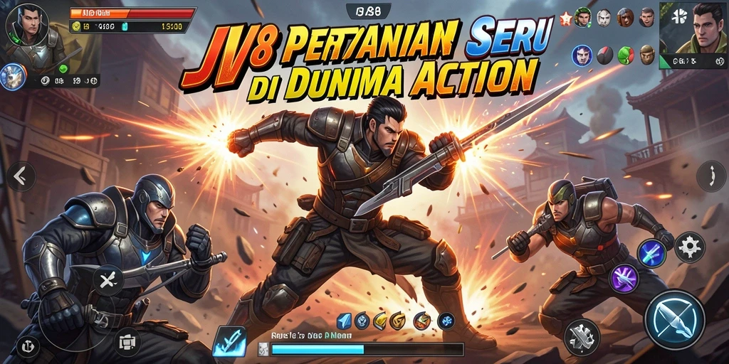Screenshot dari gameplay JV88 yang menunjukkan aksi seru dan intens.
