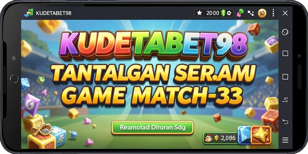 Gameplay seru KUDETABET98 dengan elemen match-3 yang menarik.