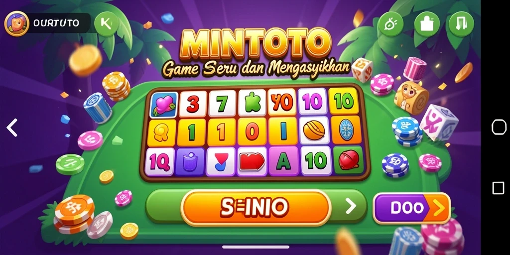 Tampilan gameplay MINTOTO yang menarik dan interaktif.