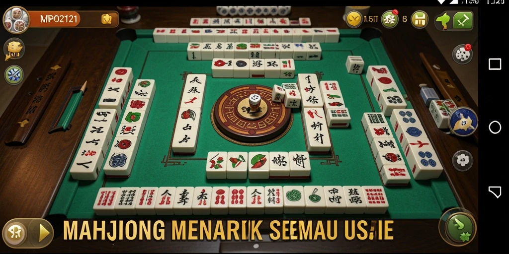 Tangkapan layar utama MPO2121 menampilkan keseruan permainan Mahjong yang seru.