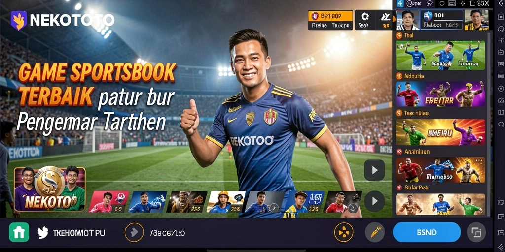 Tampilan menarik dari gameplay NEKOTOTO dalam sportsbook.
