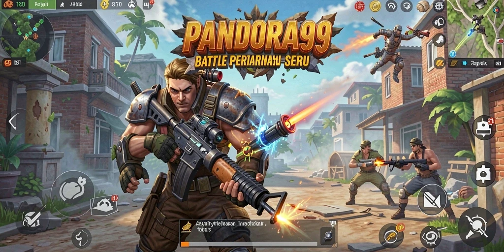 Gameplay Battle Royale yang mendebarkan di PANDORA99