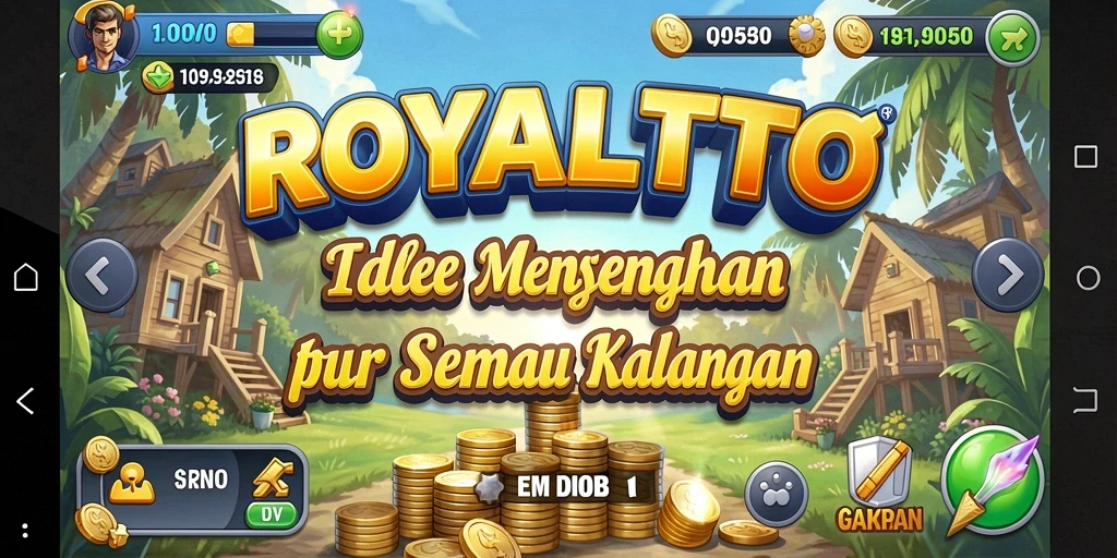 Tampilan gameplay ROYALTOTO yang penuh warna dan menarik.