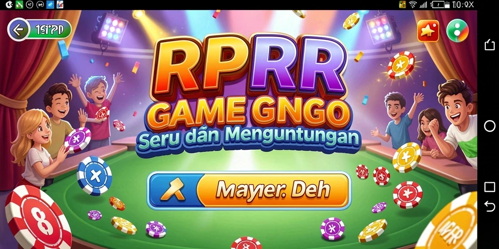 Tangkapan layar RPRR menampilkan suasana permainan Bingo yang menyenangkan.