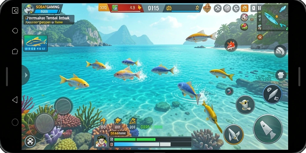 Screenshot gameplay SOBATGAMING yang menampilkan keasyikan bermain Tembak Ikan.