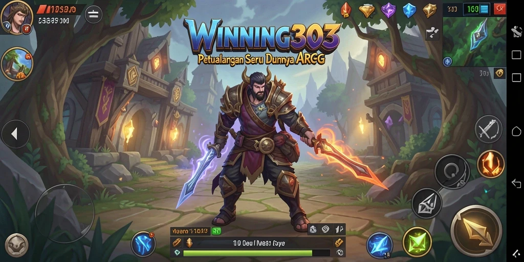 Tangkapan layar menampilkan aksi seru dalam gameplay ARPG.